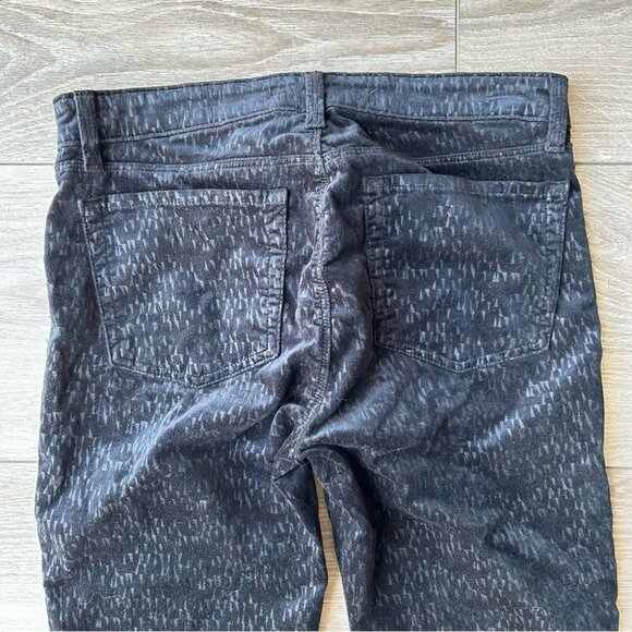 J Brand Super Skinny Printed Velour Velvet Jeans - Picture 11 of 12